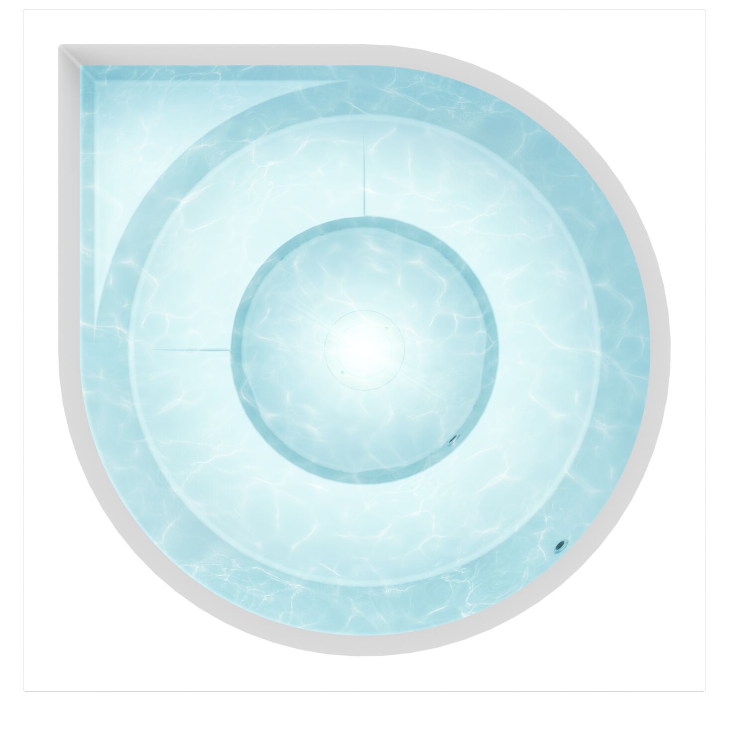 Открытый акриловый мини-бассейн Drop PISARA ARCH-00140108 - Вид №7