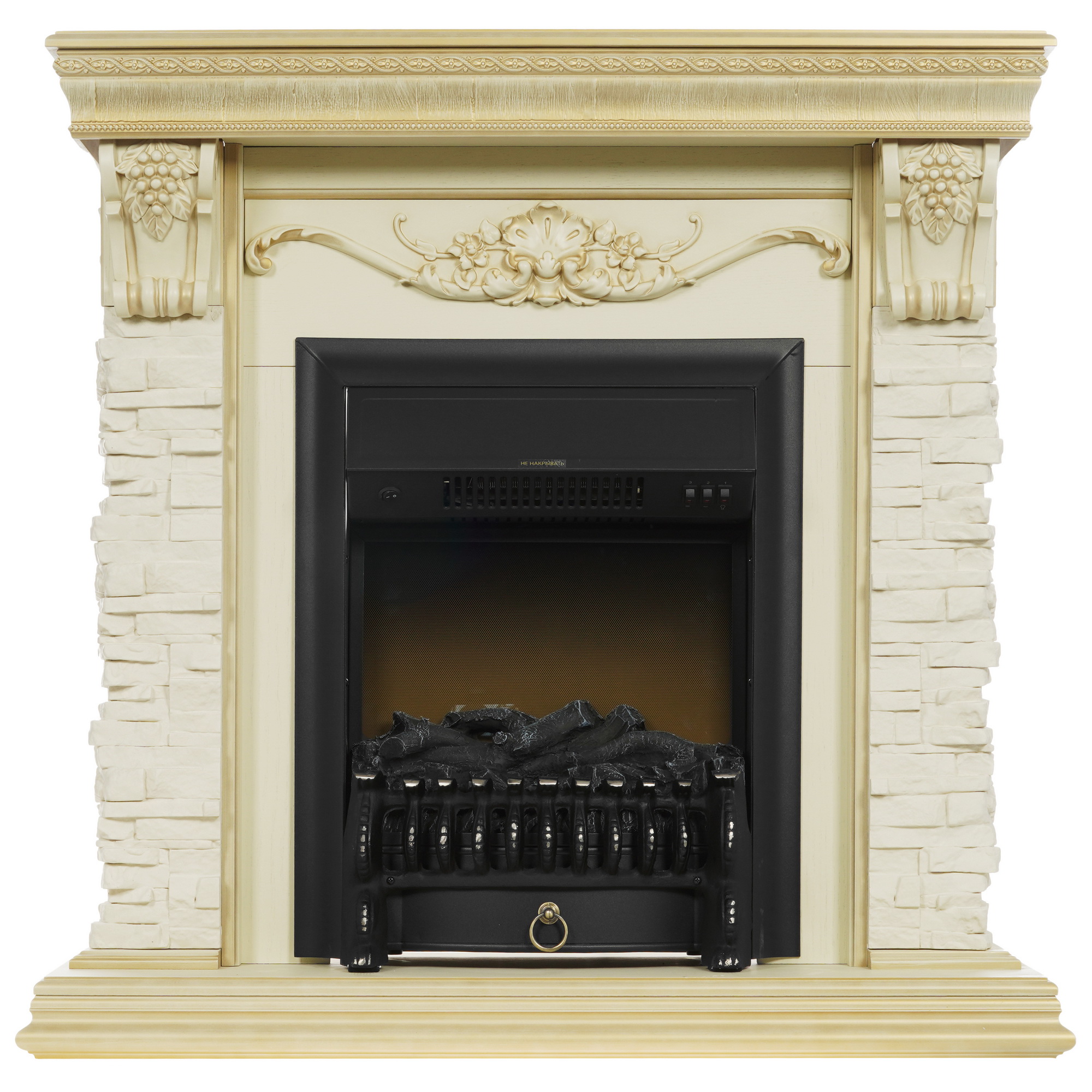 9022149 Каминокомплект RealFlame PATRICIA STD EUG WT + FOBOS BL STDN-0061616 - Вид №2