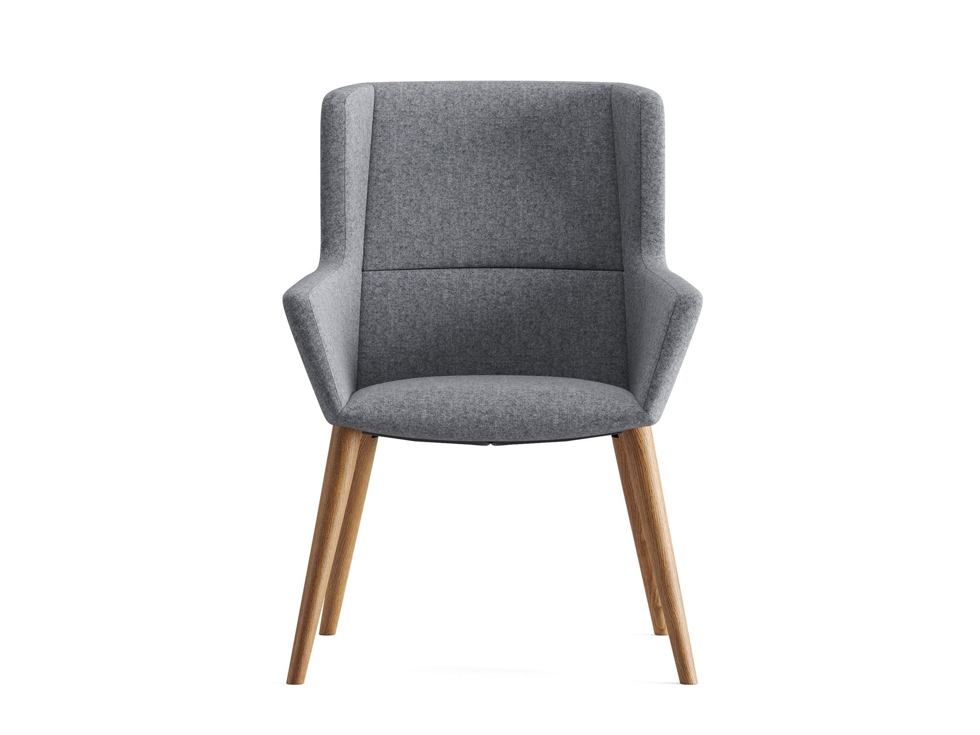 Тканевый стул с подлокотниками для залов ожидания Ersa ARCH-00072503 - Вид №1