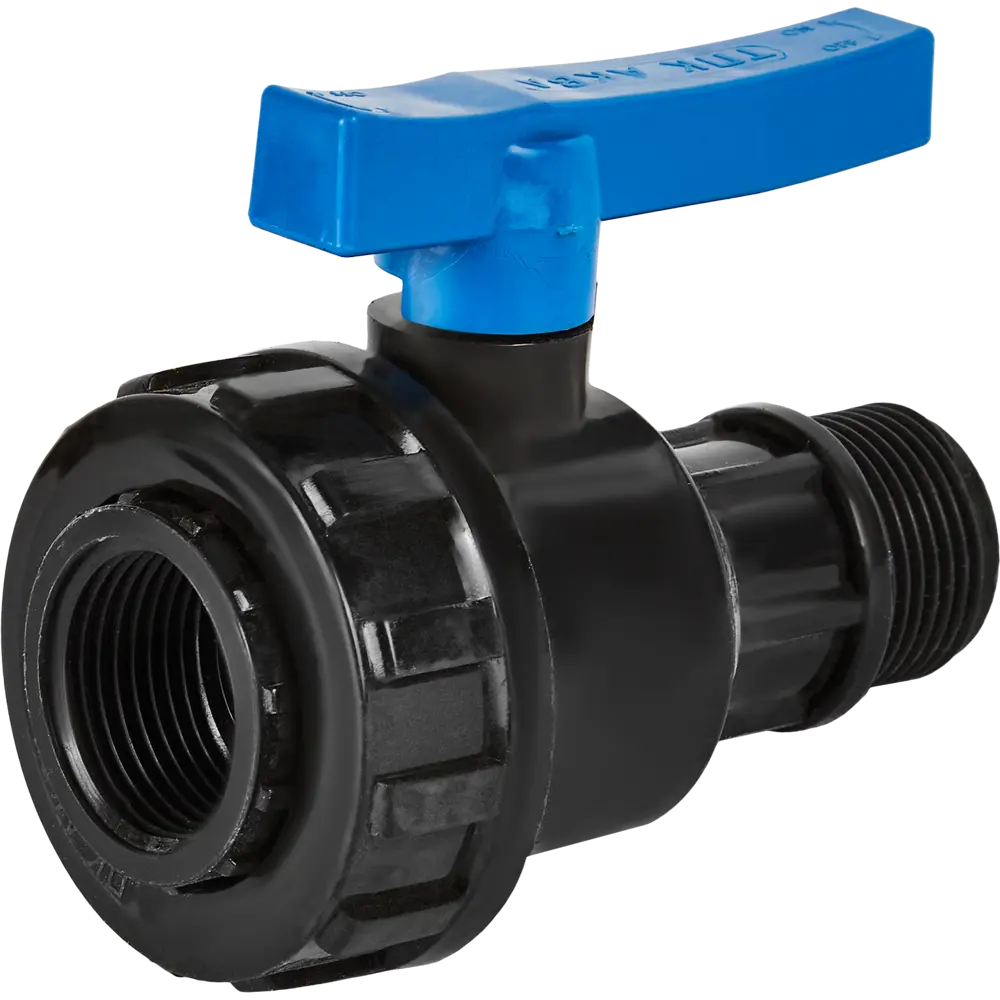 Кран разъемный ПНД Политэк для систем водоснабжения 85358405 STLM-0062144