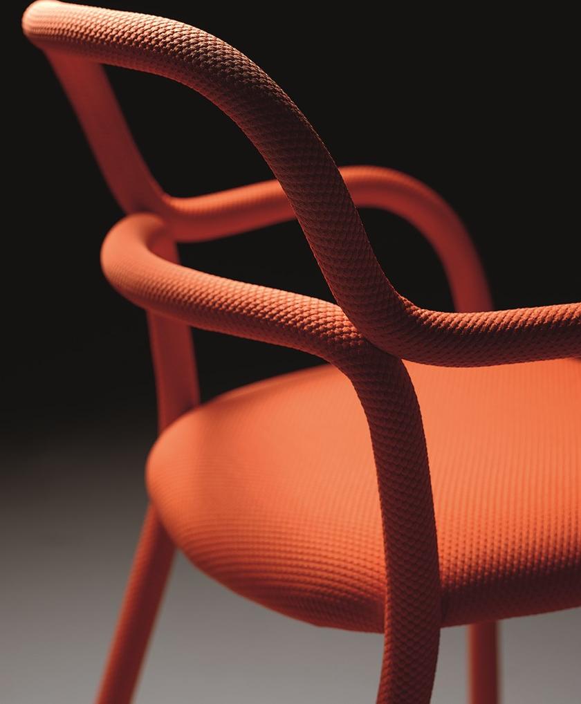 Midj Кресло на четырех ножках с тканевой обивкой Pippi sun-id-1412004 - Вид №8