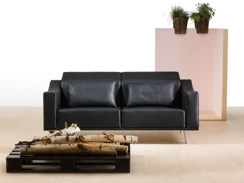 brühl 2-х местный кожаный диван Deep space sun-id-1496149 - Вид №3