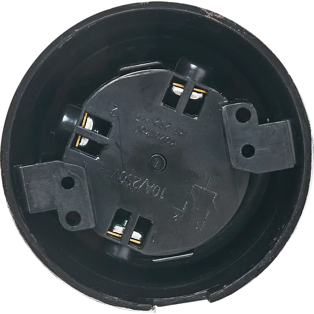 Выключатель двухклавишный Electraline серебристый глянец для проходных систем 84229220 Лофт STLM-0047247 - Вид №2