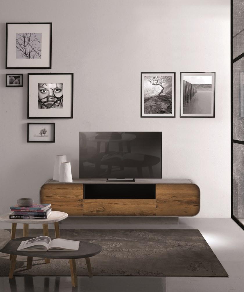 Oliver B. Низкая тумба под ТВ с распашными дверцами Oliver b. wild Ic3000 - Вид №1