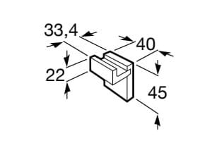 Металлическая вешалка для полотенец Roca Рубик ARCH-00145790 - Вид №1
