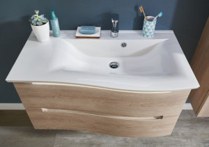 WMC129L1 Накладная раковина на столешницу  прямоугольная Puris