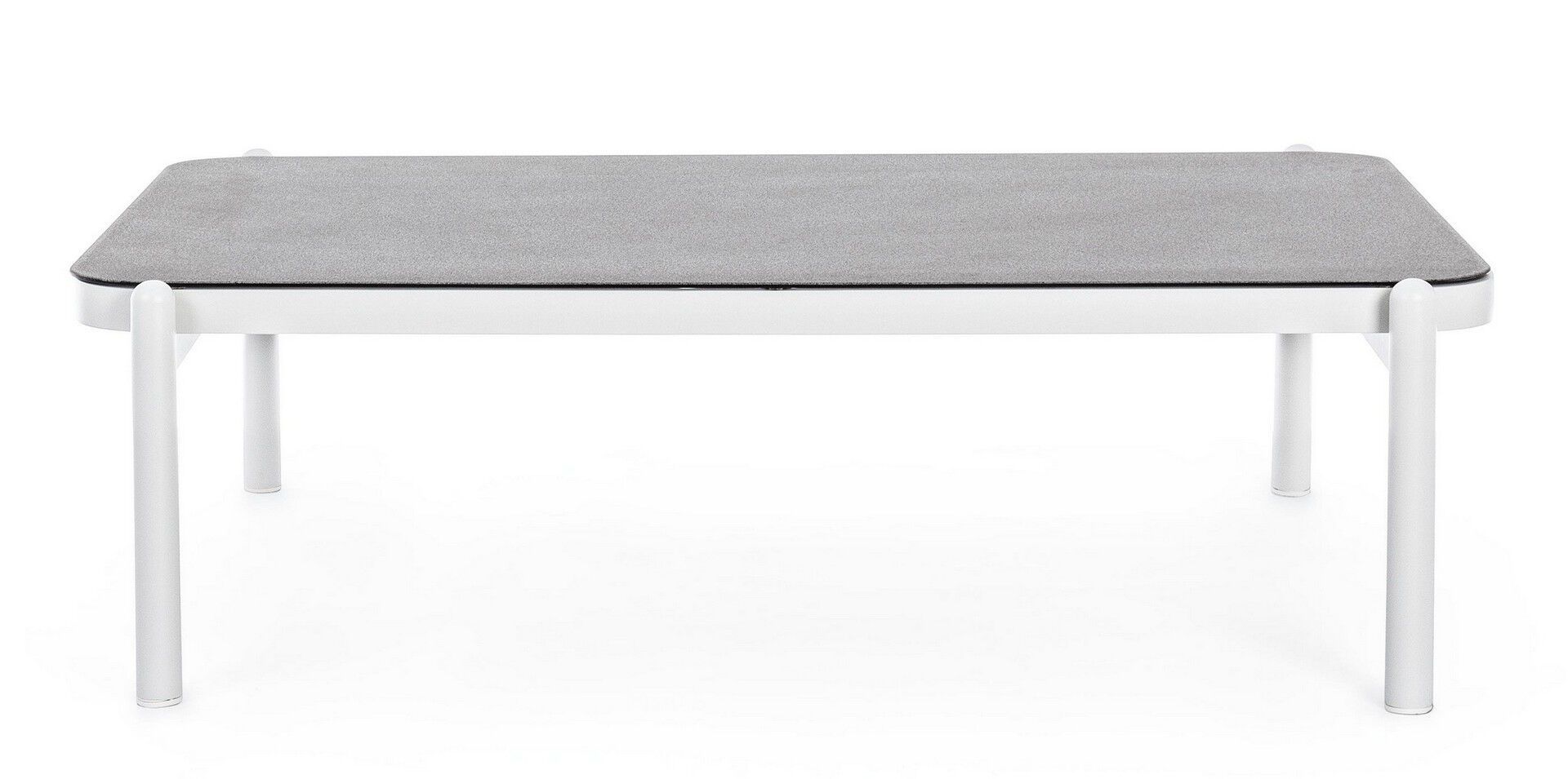 Алюминиевый и стеклянный прямоугольный низкий садовый столик BIZZOTTO Florencia ARCH-00039302 - Вид №14