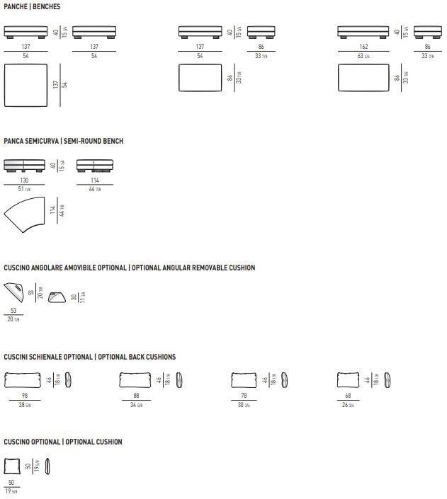Minotti Секционный модульный диван из ткани sun-id-1383757 - Вид №20
