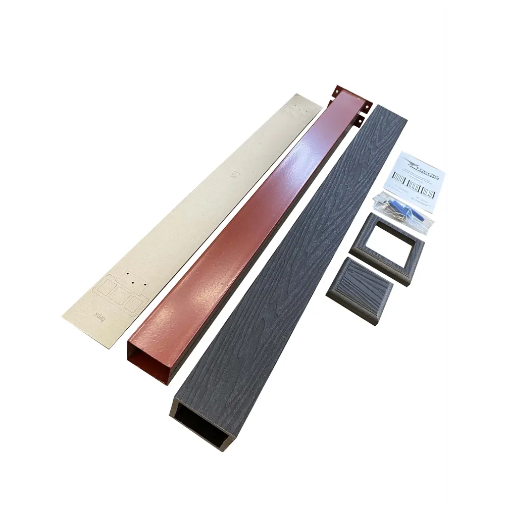 T-DECKS Столб оградительный фигурный из древесно-полимерного композита 100x1000 мм 89356934 STLM-1014199 - Вид №2