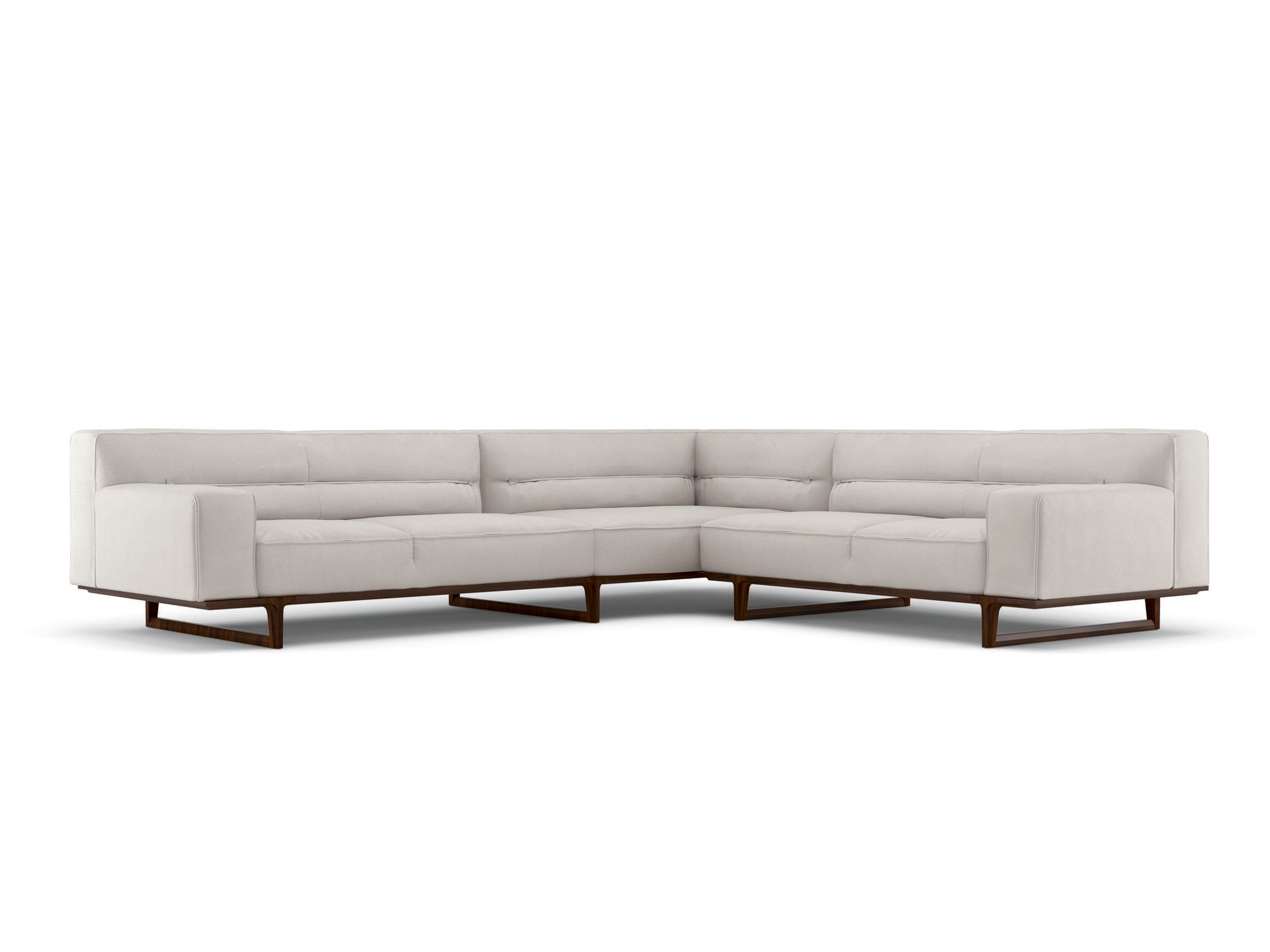 Кожаный модульный угловой диван Natuzzi Italia кендо ARCH-00052407