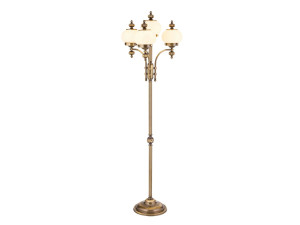 Торшер из латуни и стекла