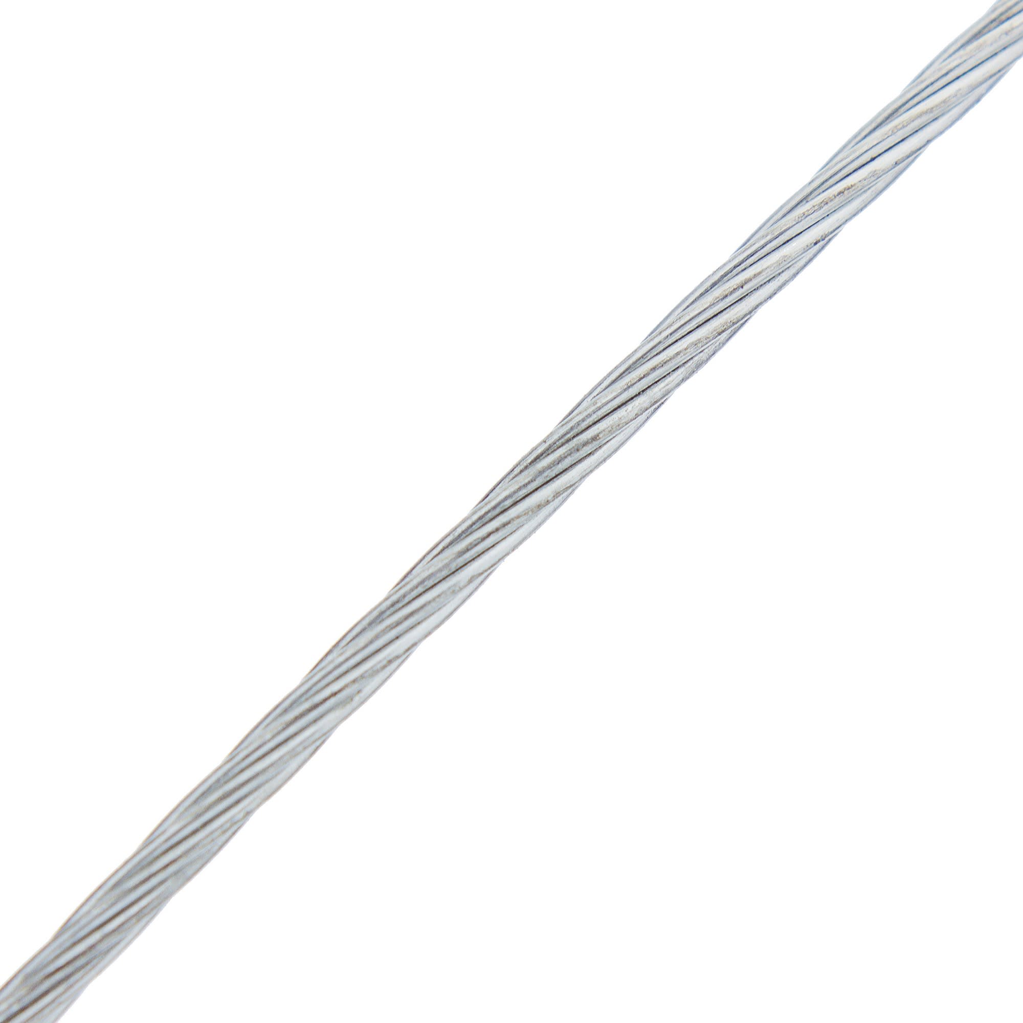 15955969 Трос стальной DIN 3055 1 мм 5 м, цвет цинк Santreyd  - Вид №1