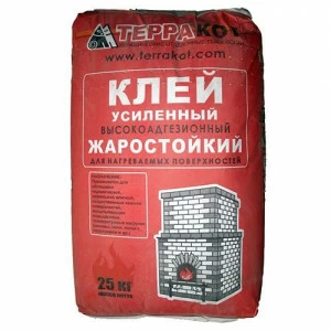 Клей усиленный жаростойкий 25 кг ТерраКот