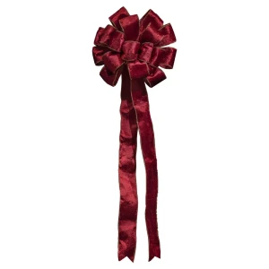 89381691 Украшение елочное «Бант», 95x28 см, цвет красный STLM-1534493