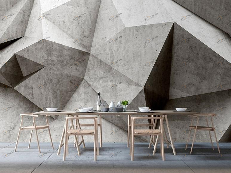 Architects Paper Обои с цифровой печатью под бетон Walls by patel ii sun-id-1471006