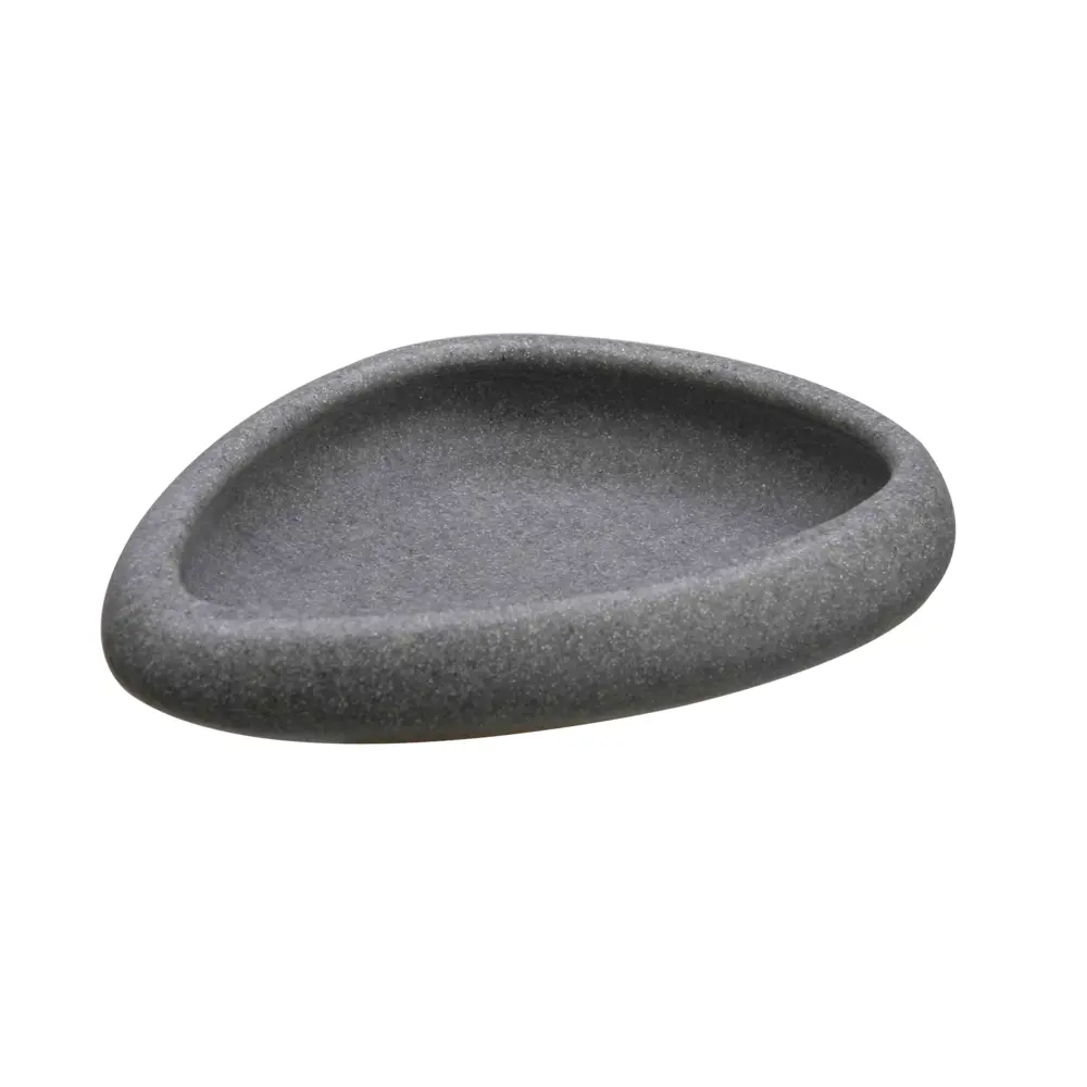 Мыльница ZENFORT Графит в стиле чёрного камня 89379233 Черный Камень STLM-1487922