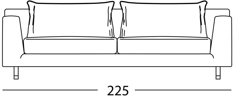 Marac 2-х местный тканевый диван со съемным чехлом sun-id-1432475 - Вид №6