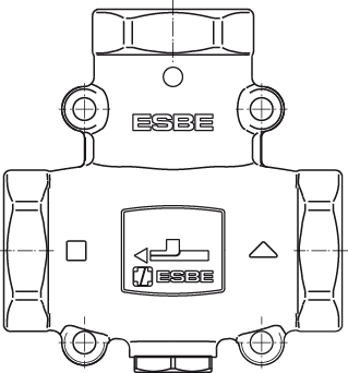 5102 20 00 VTC512Ротационные устройства » Esbe серии VTC500  - Вид №1