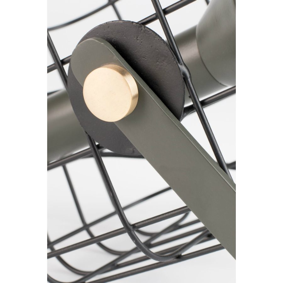 Лампа настольная Cage, черная White Label Living 5200072 - Вид №4