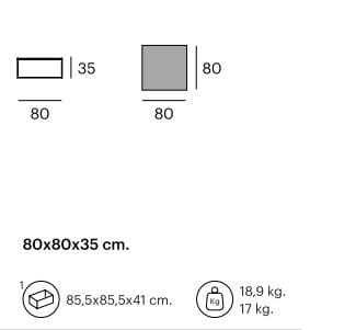 Низкий прямоугольный журнальный столик из стали и дерева Pilma Cute ARCH-00120787 - Вид №5