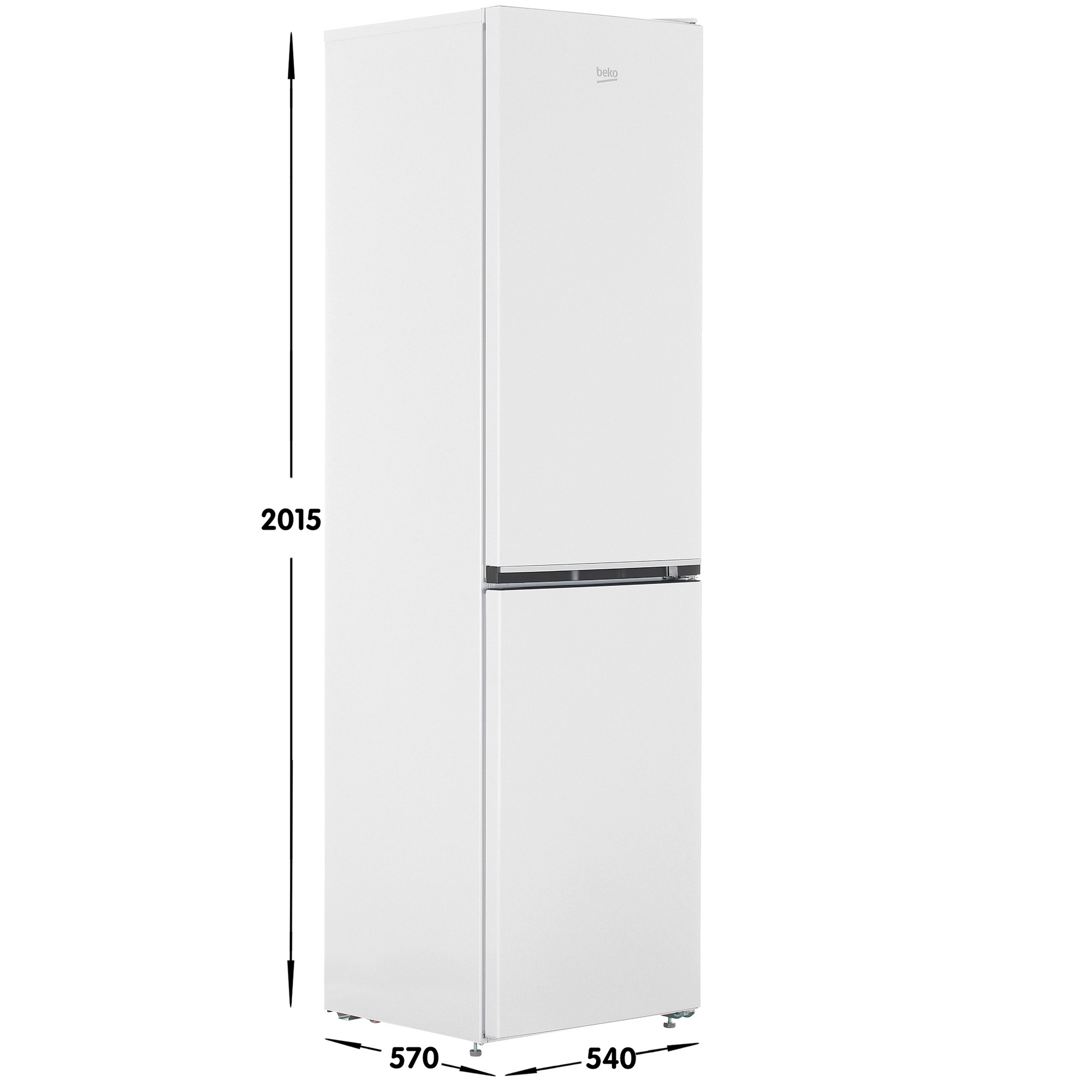 5449133 Холодильник с морозильником   Beko B1RCNK332W белый STDN-0132228 - Вид №6