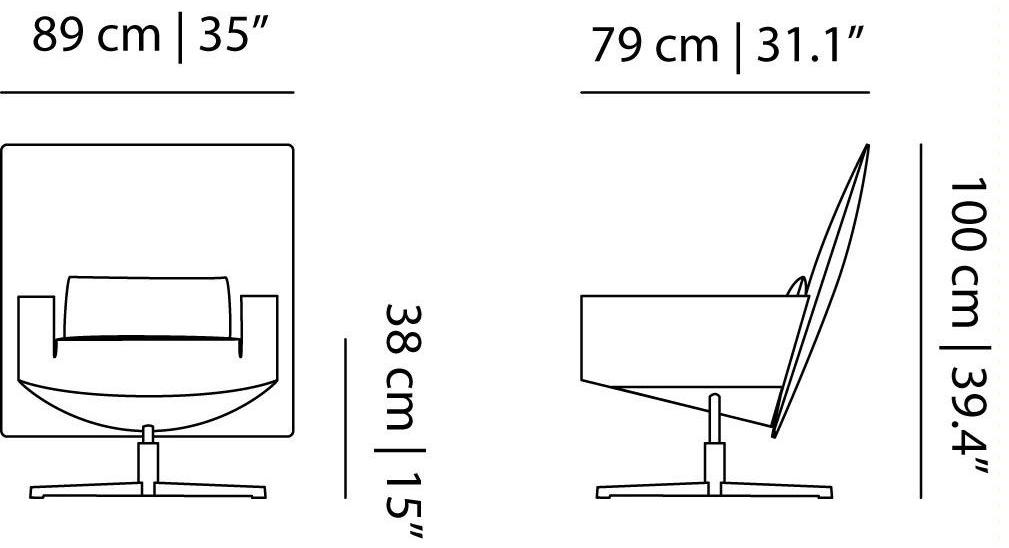 moooi Кожаное кресло с 4 спицами и подлокотниками Jackson sun-id-1452501 - Вид №2