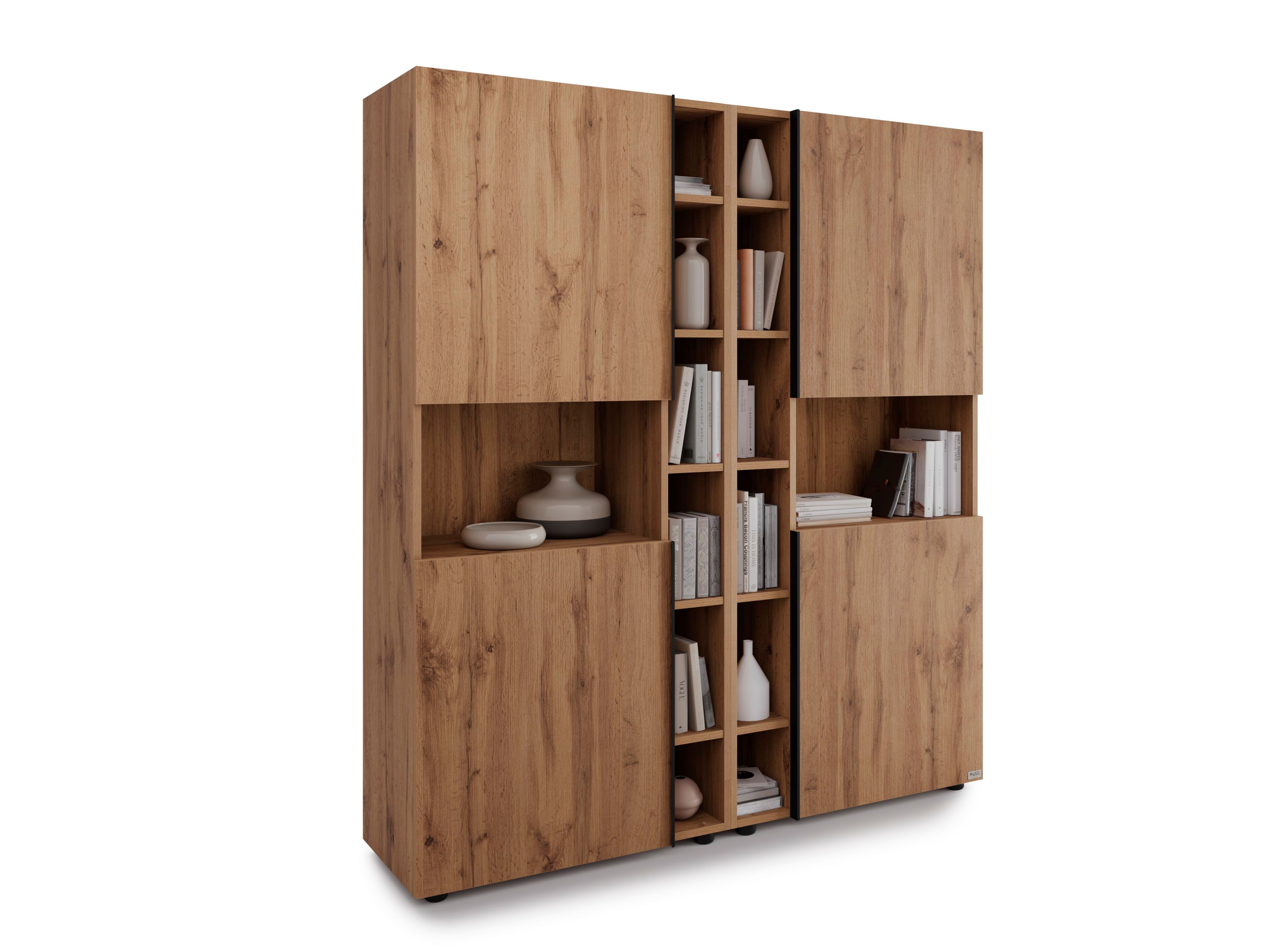Настенный книжный шкаф из меламинированного материала Mobili Fiver ROMINA ARCH-00138664