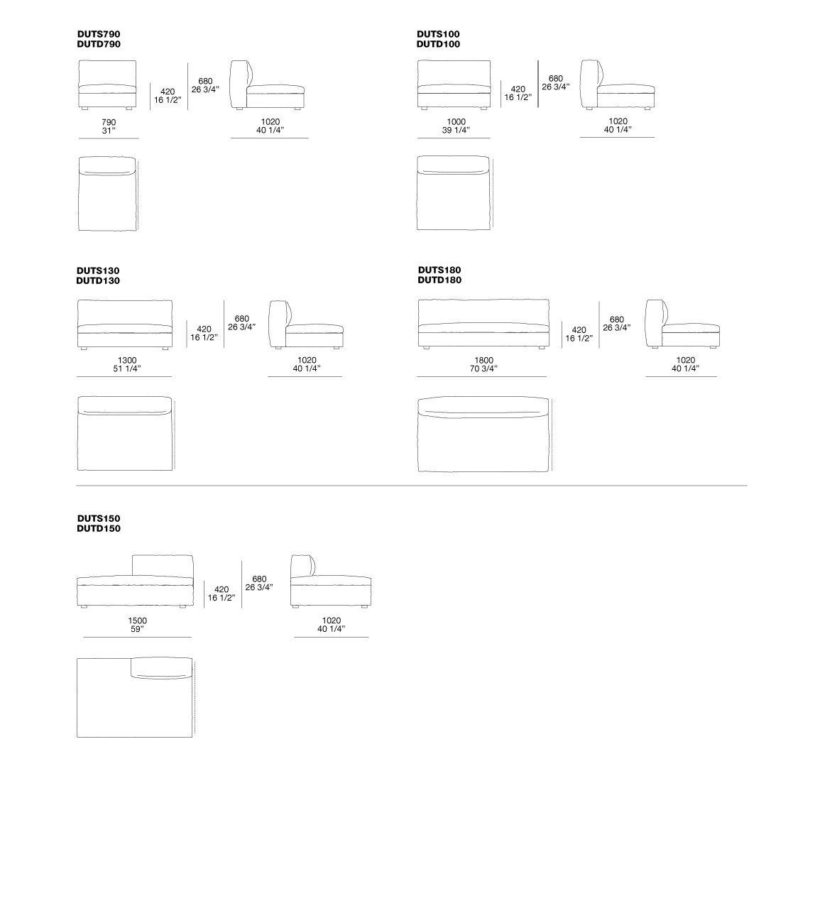 Угловой диван из ткани Poliform ARCH-00067565 - Вид №9
