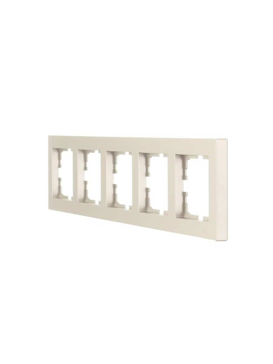 VESNA Рамка 5-ая горизонтальная без вст титан LEZARD 742-3700-150 - Вид №2