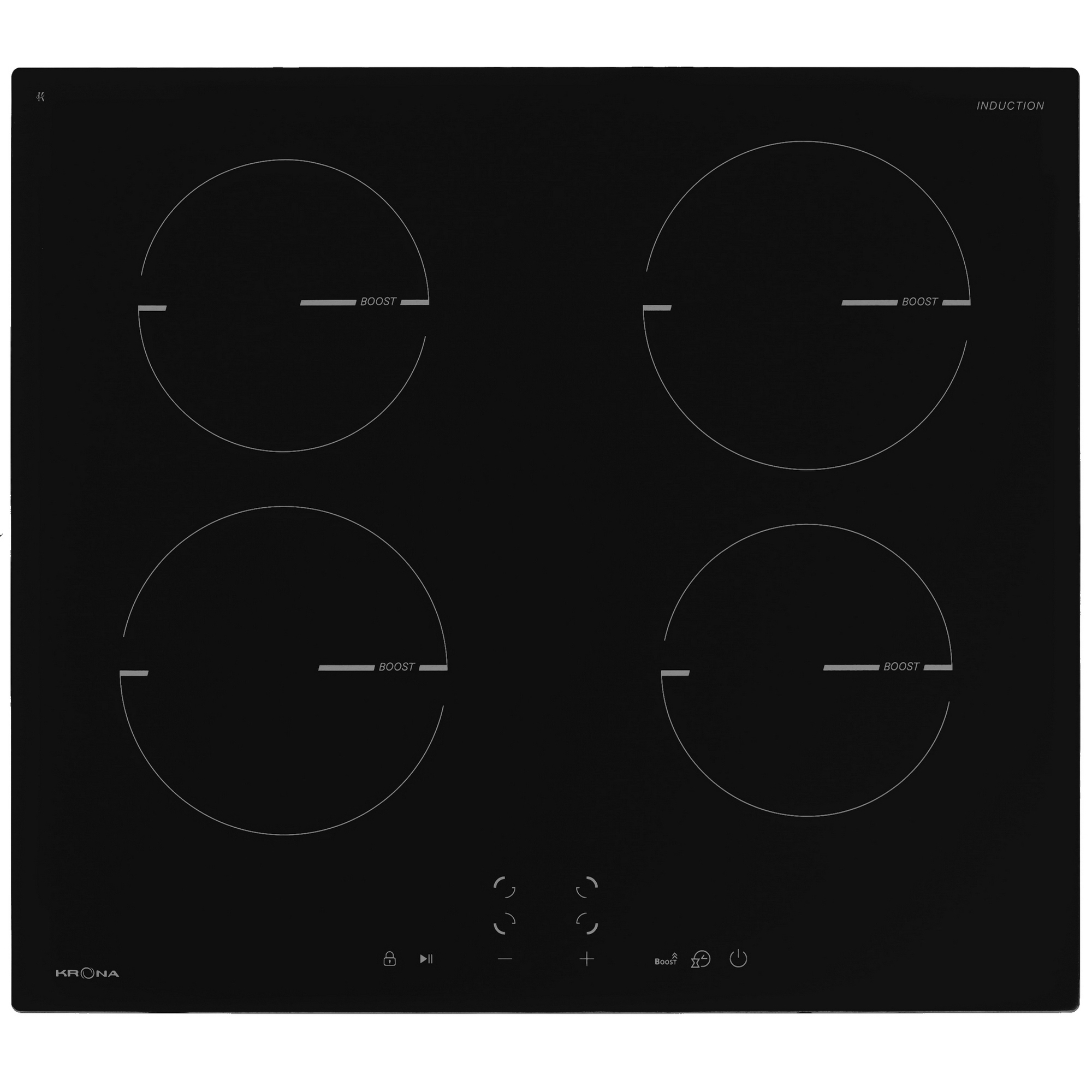 9071530 Индукционная варочная поверхность KRONA MAGIER 60 BL 4BTK KRONA1 STDN-0055393