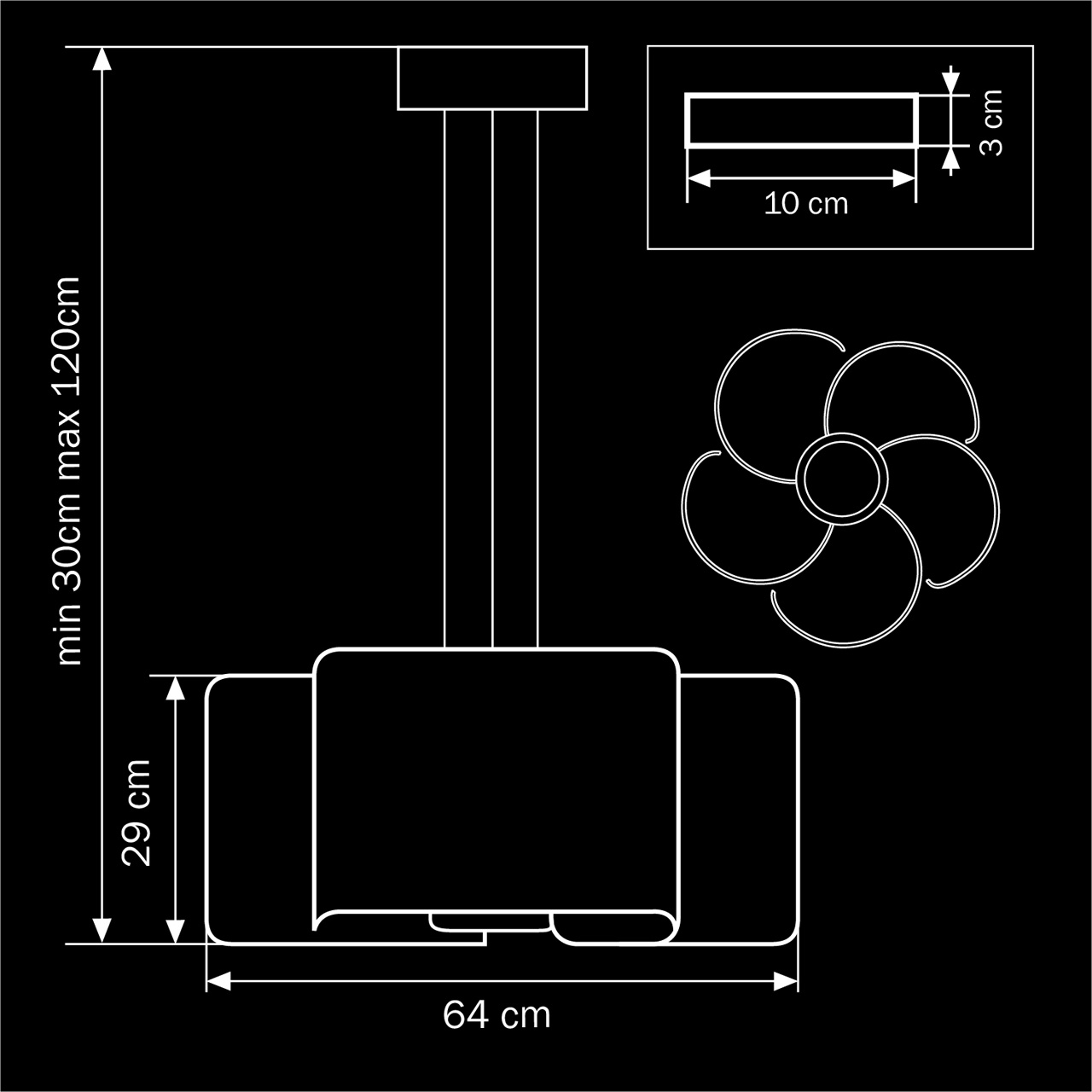 Подвесная люстра Lightstar Simple Light 811 811150 LIGHTSTAR ДИЗАЙНЕРСКИЕ, SIMPLE LIGHT 057584 Белый  - Вид №1