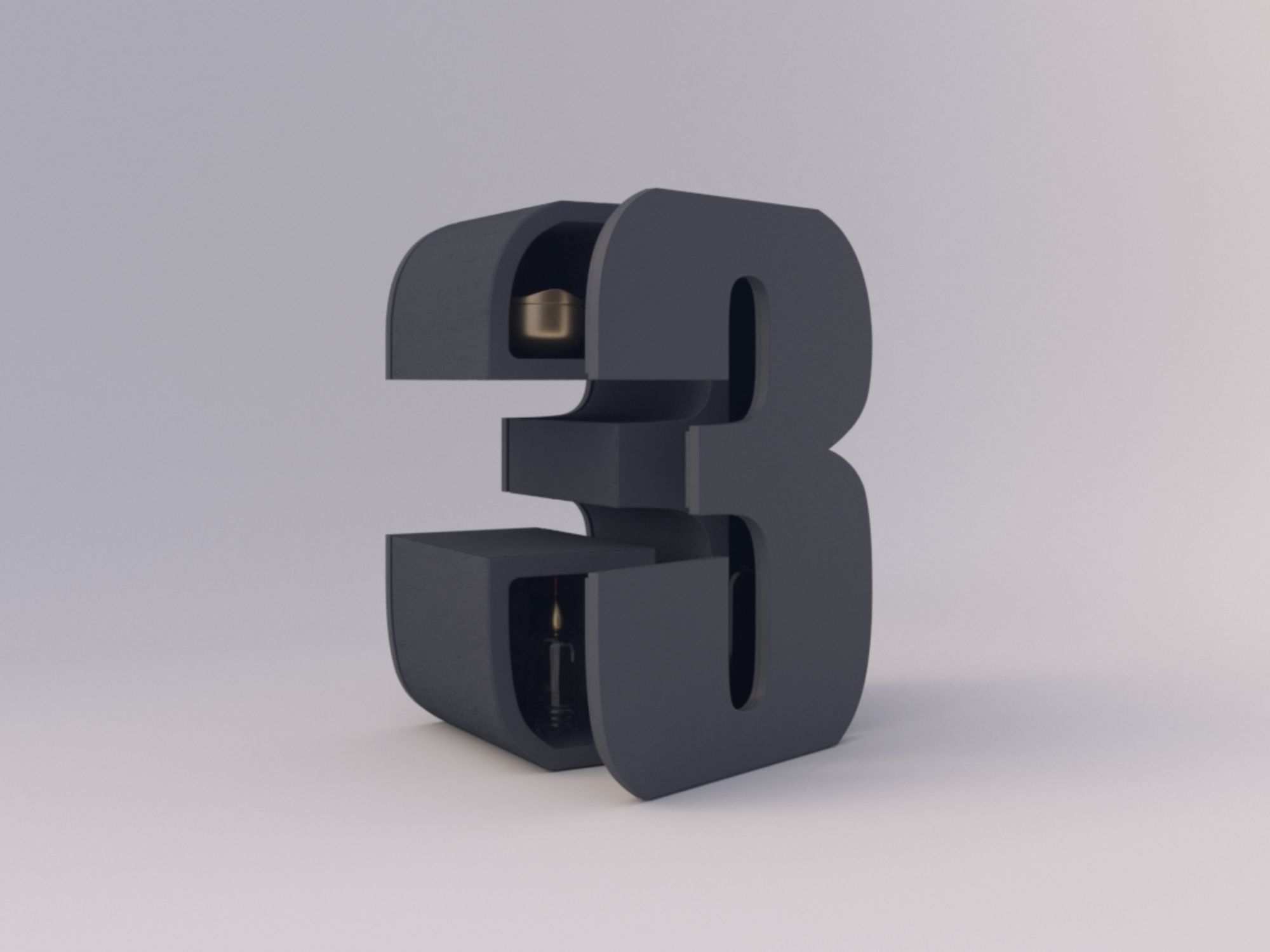 Мебель контейнеры в бетонной конструкции Voltan 555 ARCH-00065661 - Вид №38