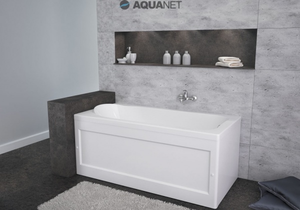 Ванна акриловая AQUANET WEST 120х 70 каркас сварной без экрана (205558) WEST 12152 - Вид №1