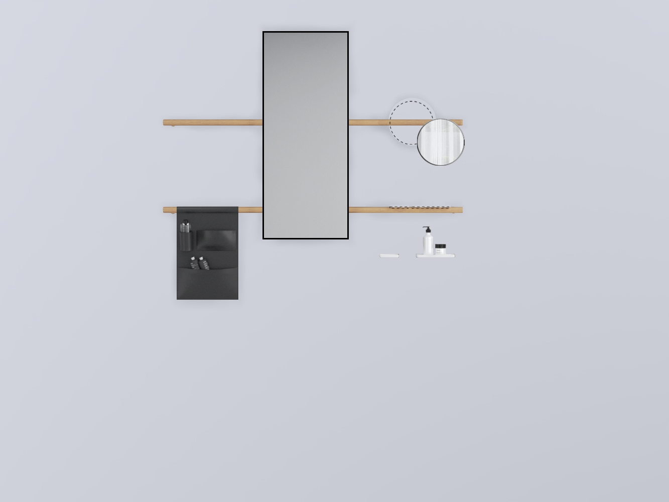 SWSTRE-RN+SWSPR-NM+SWSPI-NM+SWM10-BI+SWM20-BI+SWSCR-NE . прямоугольный дерево cielo Siwa Ceramica Cielo