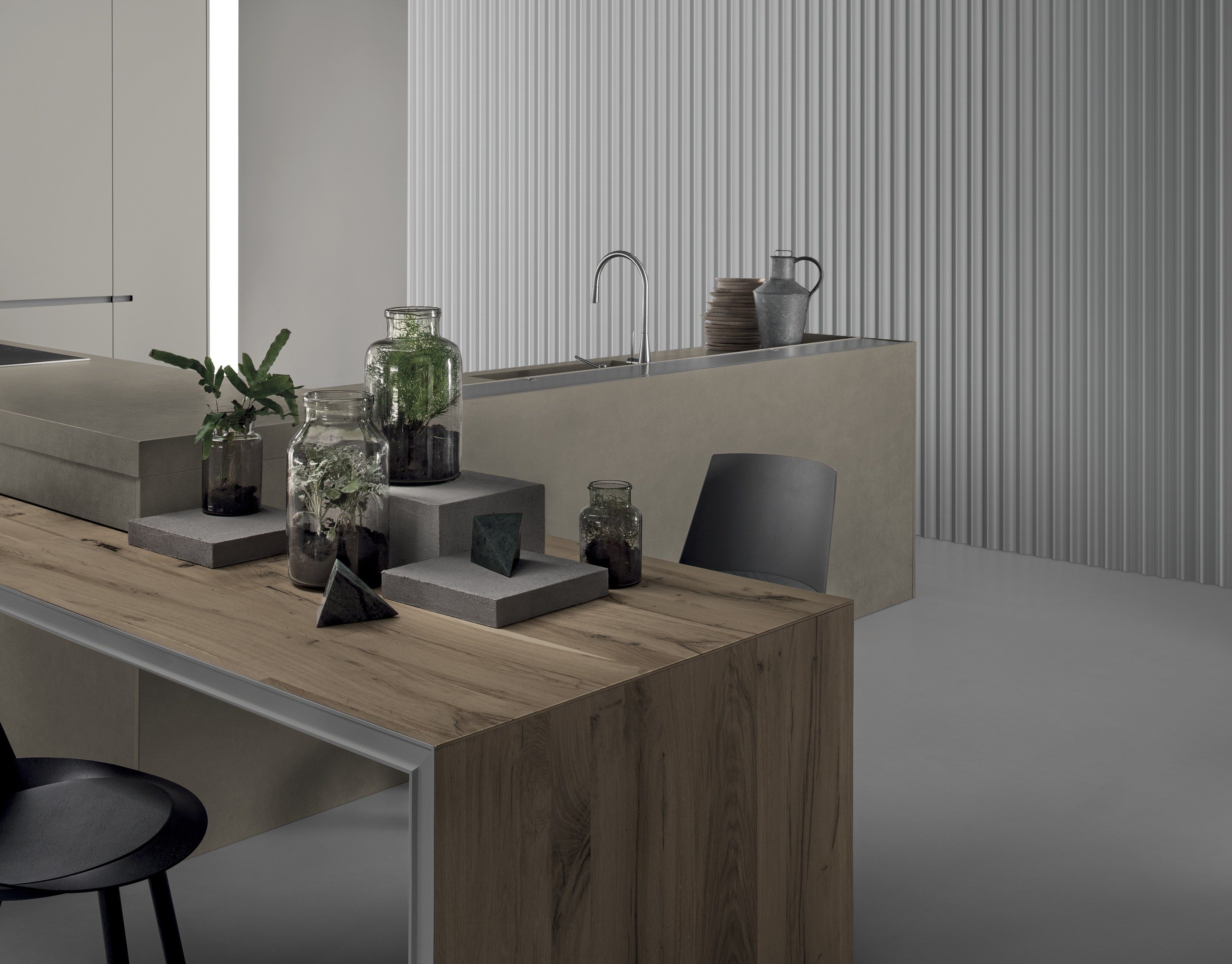 Кухня из керамогранита без ручек ERNESTOMEDA Icon ARCH-00116693 - Вид №4