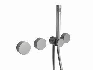 Настенный набор для ванны с 4 отверстиями и ручным душем