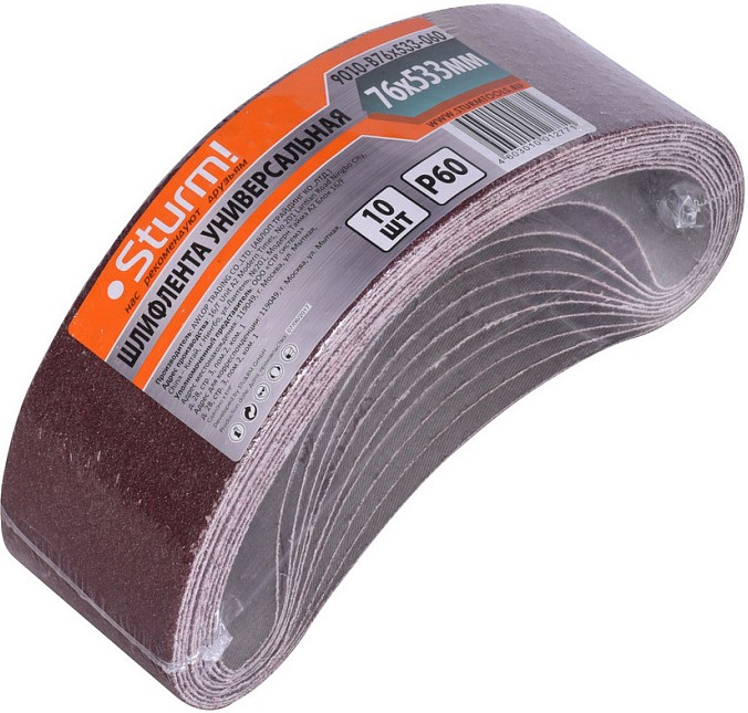 Шлифлента Sturm! 9010-B76x533-060 8114273 STDN-0011035 - Вид №1