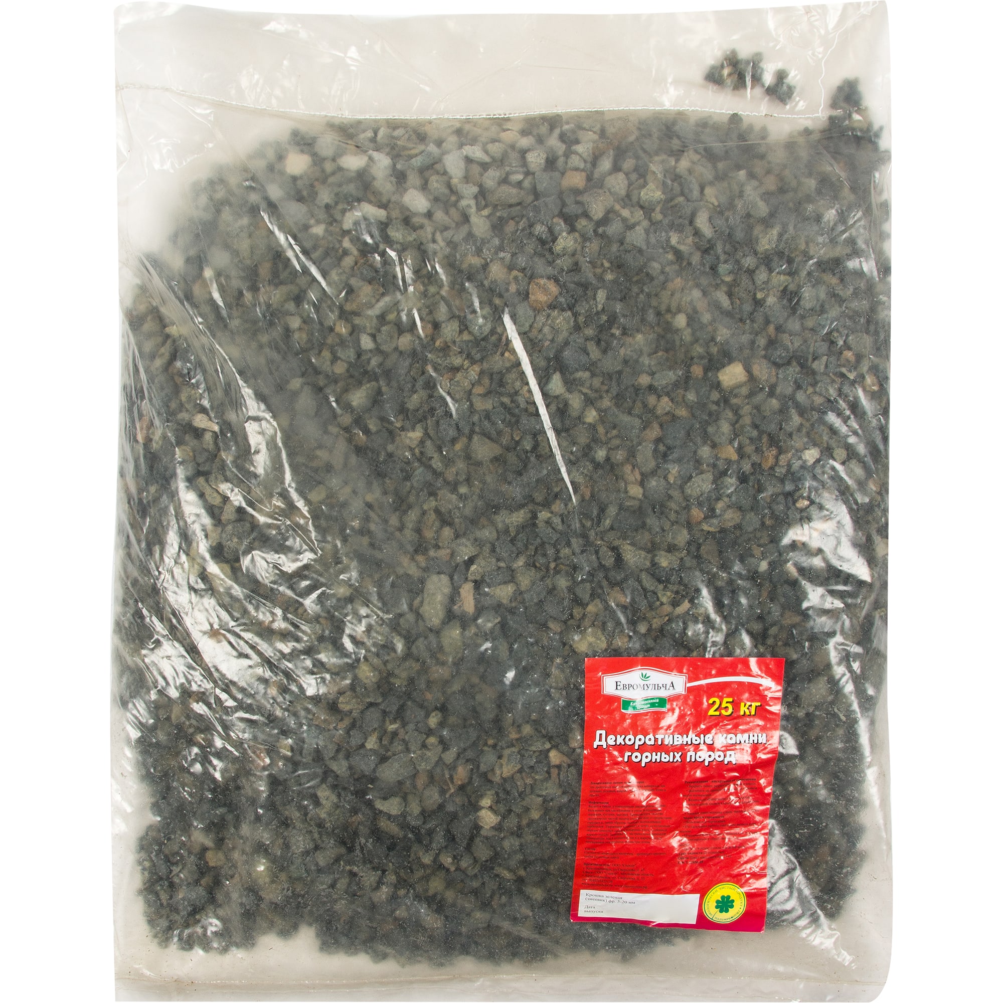 82259313 Каменная крошка декоративная «Змеевик» 25 кг 5-20 мм Santreyd 