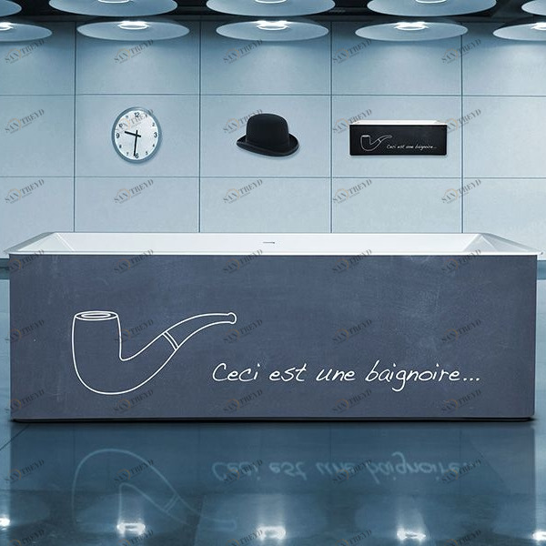 Ванна отдельностоящая Urbain Black Board Gris Ardoise Aquamass BLACKBOARD