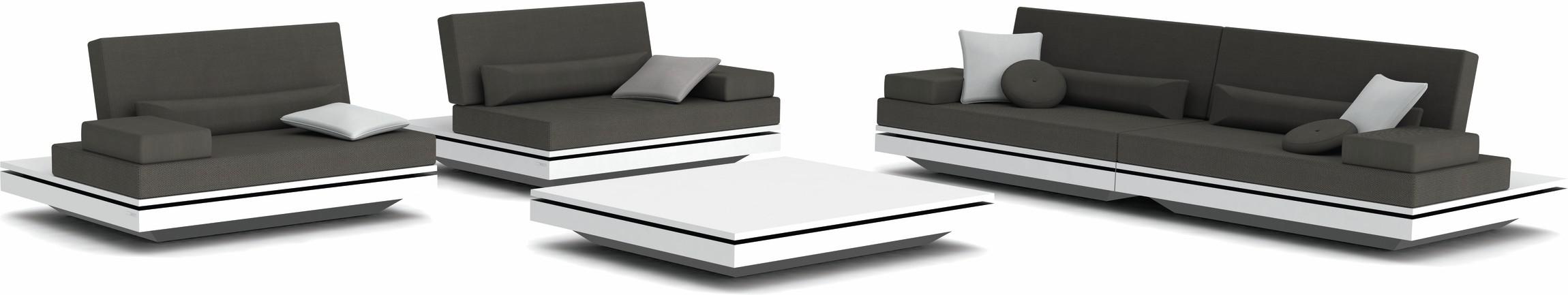 Concept 3 белый обычные подушки Manutti Elements MNST780