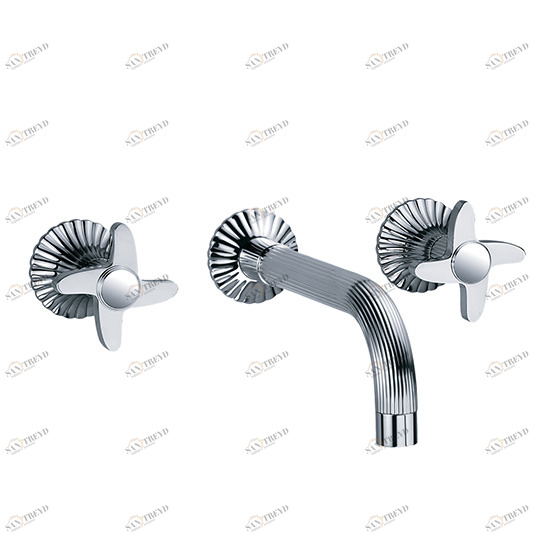 Смеситель для раковины на 3 отверстия ½", настенный монтаж, внешняя часть JOERGER Cronos 637.30.360.000