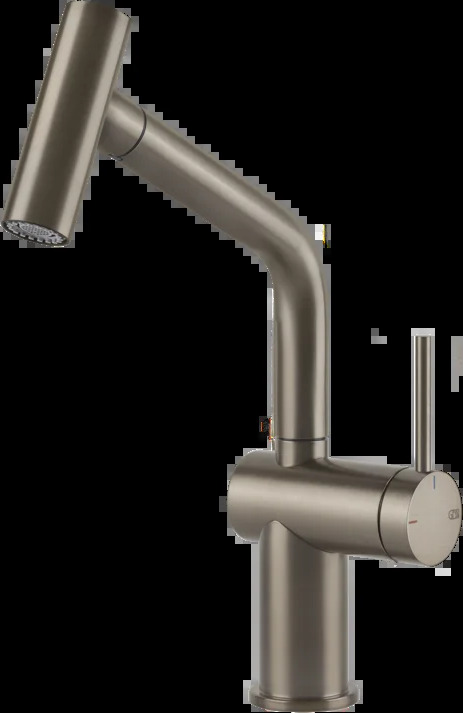 Смеситель для раковины 60425 149 Gessi Inedito МАТОВЫЙ НИКЕЛЬ FINOX