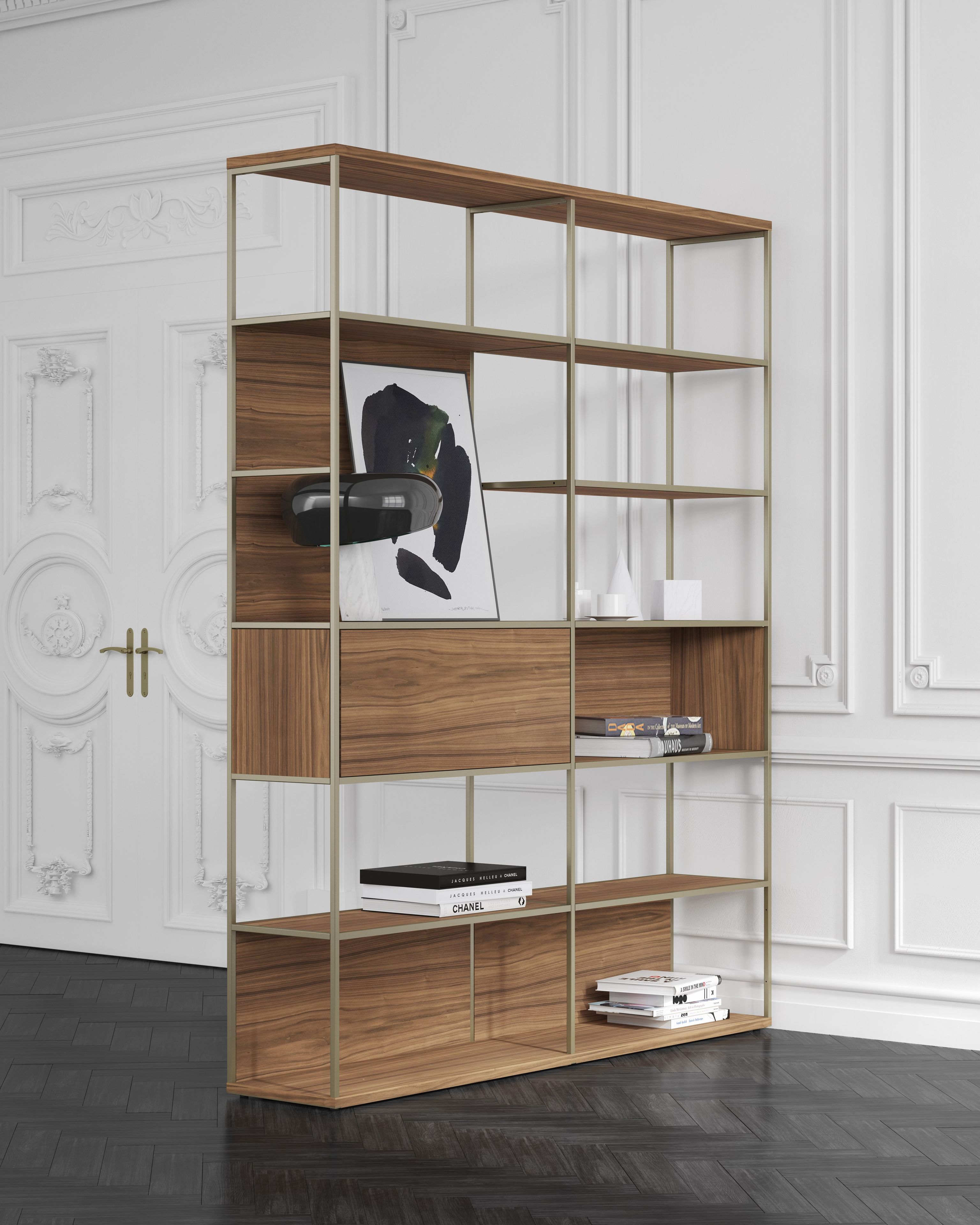 Деревянный отдельно стоящий книжный шкаф Punt Literatura ARCH-00037566 - Вид №7