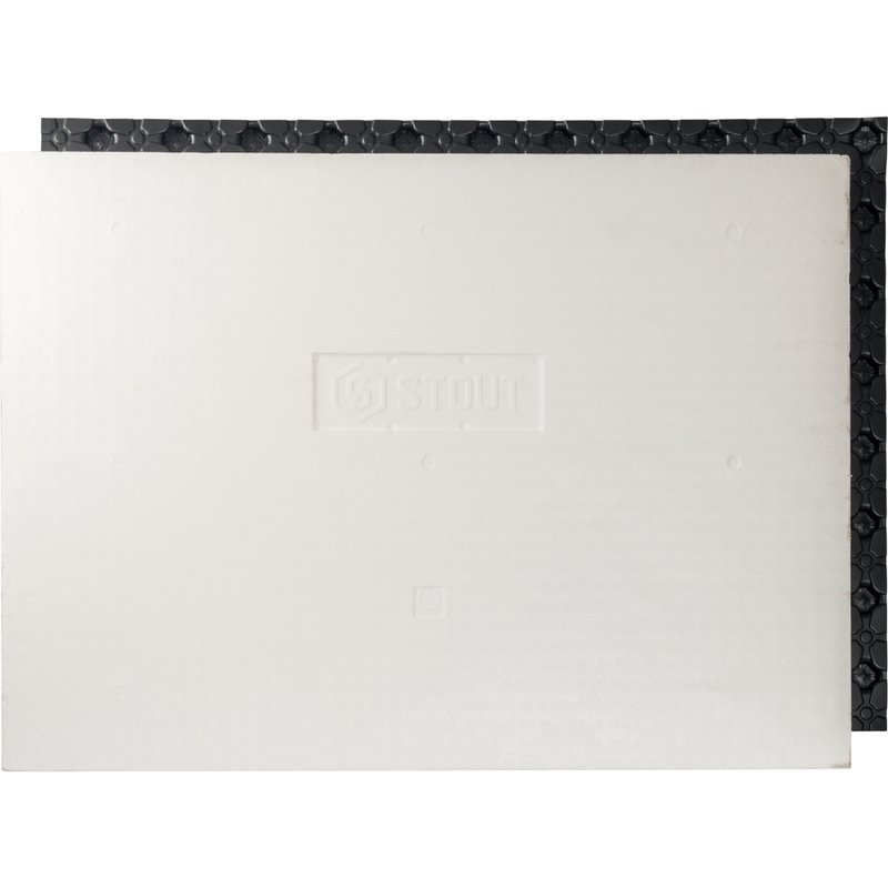 Мат для теплого пола с бобышками STOUT 1100х800х38 мм SMF0001110802 - Вид №1