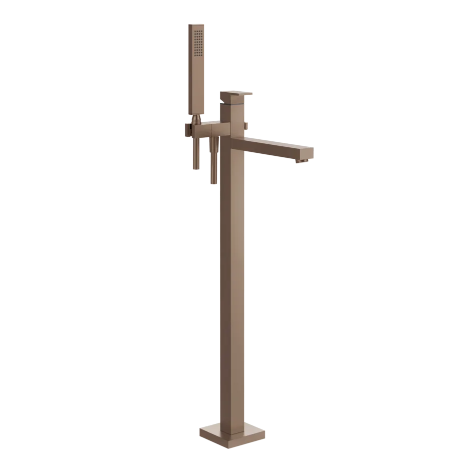 Смеситель для ванны 24961 708 Gessi Rettangolo МЕДНЫЙ МАТОВЫЙ PVD 24961708