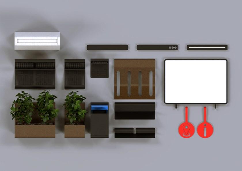 Manufatti Viscio Реконструированная каменная скамья со встроенной сеялкой Cling sun-id-1390673 - Вид №2