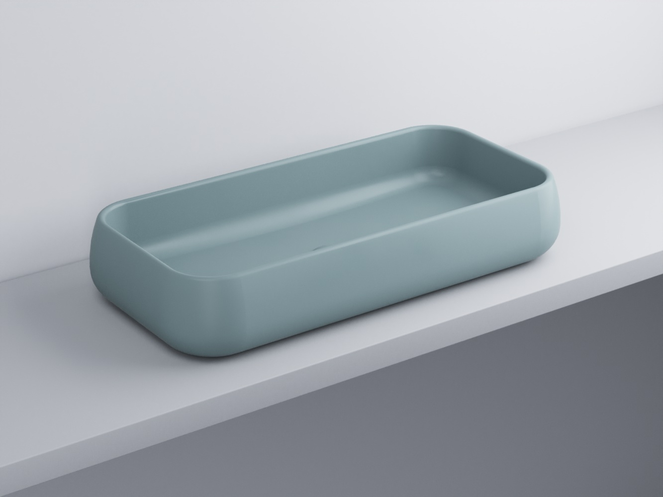 SHLAA80-PL Раковина накладная прямоугольная 80 cielo Shui Ceramica Cielo