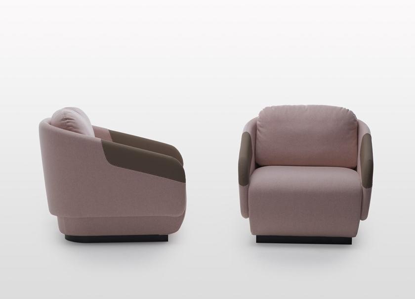 Casamania & Horm Кресло из ткани или кожи с подлокотниками Worn sun-id-1464523 - Вид №5