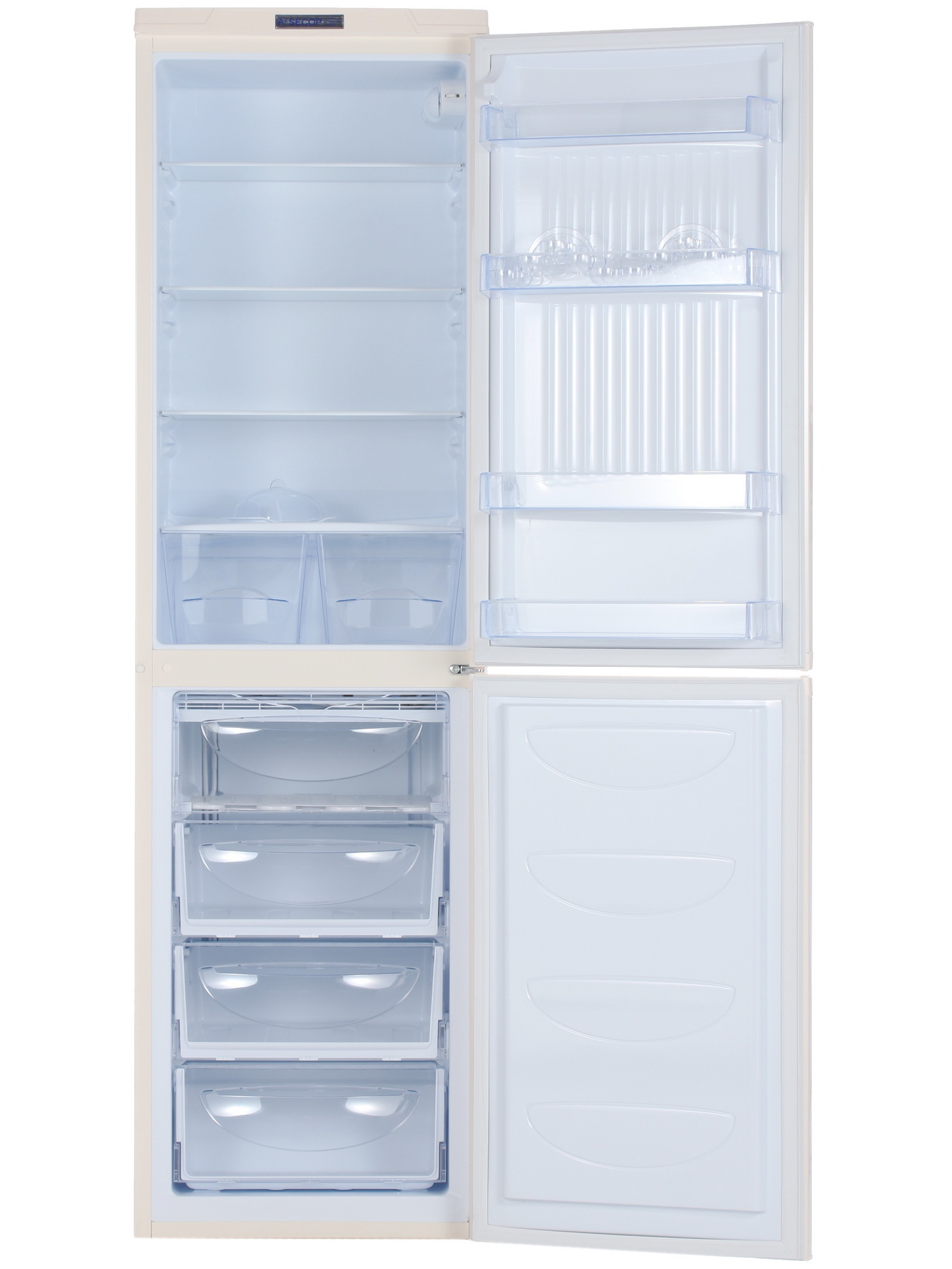 1229507 Холодильник с морозильником   DON R-297 S бежевый STDN-0009041 - Вид №1