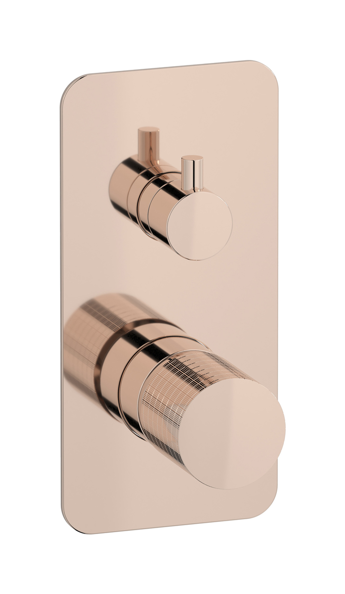 Внешние части встроенного в стену смесителя на 3 потребителя WE ARE IB ga312rs Rose Gold Gatsby